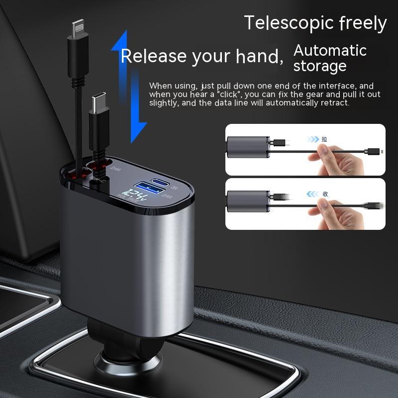 TurboCharge™ 100W Car Charger | USB-C & USB Fast Charging Adapter