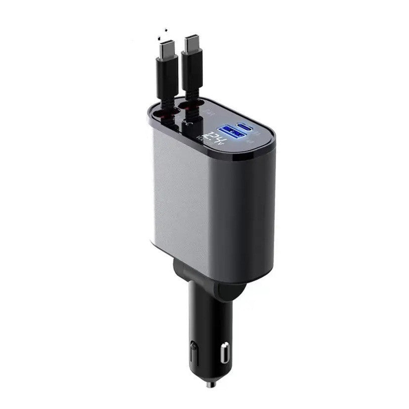 TurboCharge™ 100W Car Charger | USB-C & USB Fast Charging Adapter