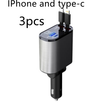 TurboCharge™ 100W Car Charger | USB-C & USB Fast Charging Adapter