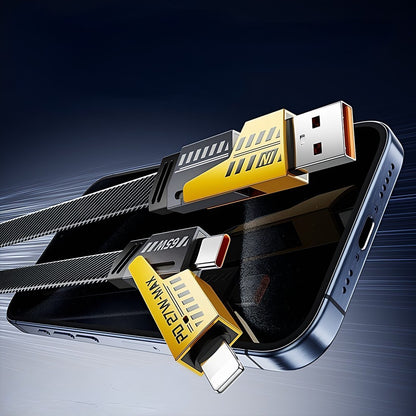 PowerLink™ 4-in-1 Fast Charging Cable | 65W PD &amp; Durable Braided Cord