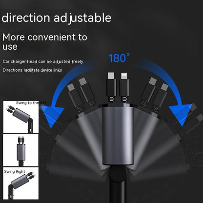 TurboCharge™ 100W Car Charger | USB-C & USB Fast Charging Adapter