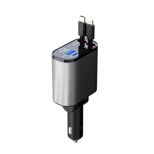 TurboCharge™ 100W Car Charger | USB-C & USB Fast Charging Adapter